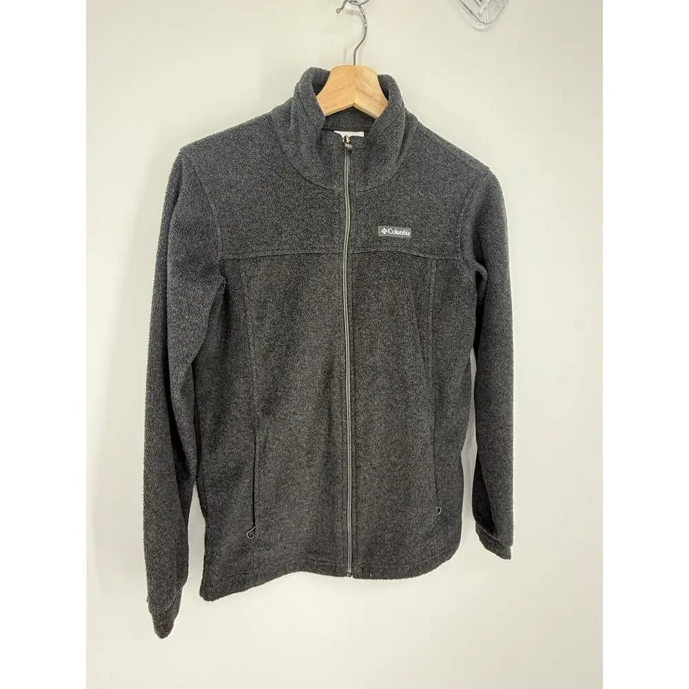 Lot of 2 Columbia Boys Sz LARGE LRG 14/16 Full Zip Fleece Jackets Warm 2921/2922 - Picture 11 of 16